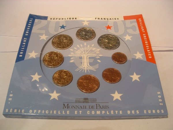 (afbeelding voor) BU set Frankrijk 2005